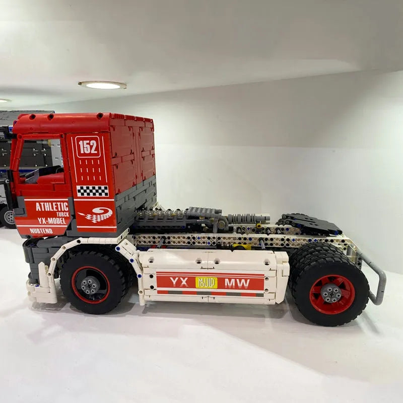 Building Blocks Tech MOC RC Motorized Heavy Racing Truck Bricks Toy 13152 - 13