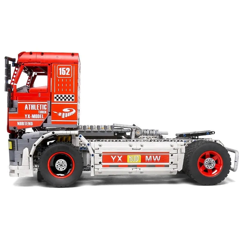 Building Blocks Tech MOC RC Motorized Heavy Racing Truck Bricks Toy 13152 - 5