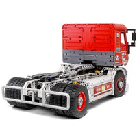 Thumbnail for Building Blocks Tech MOC RC Motorized Heavy Racing Truck Bricks Toy 13152 - 4