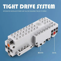 Thumbnail for Building Blocks Tech MOC RC Motorized Race Sports Truck Bricks Toys 15002 - 6