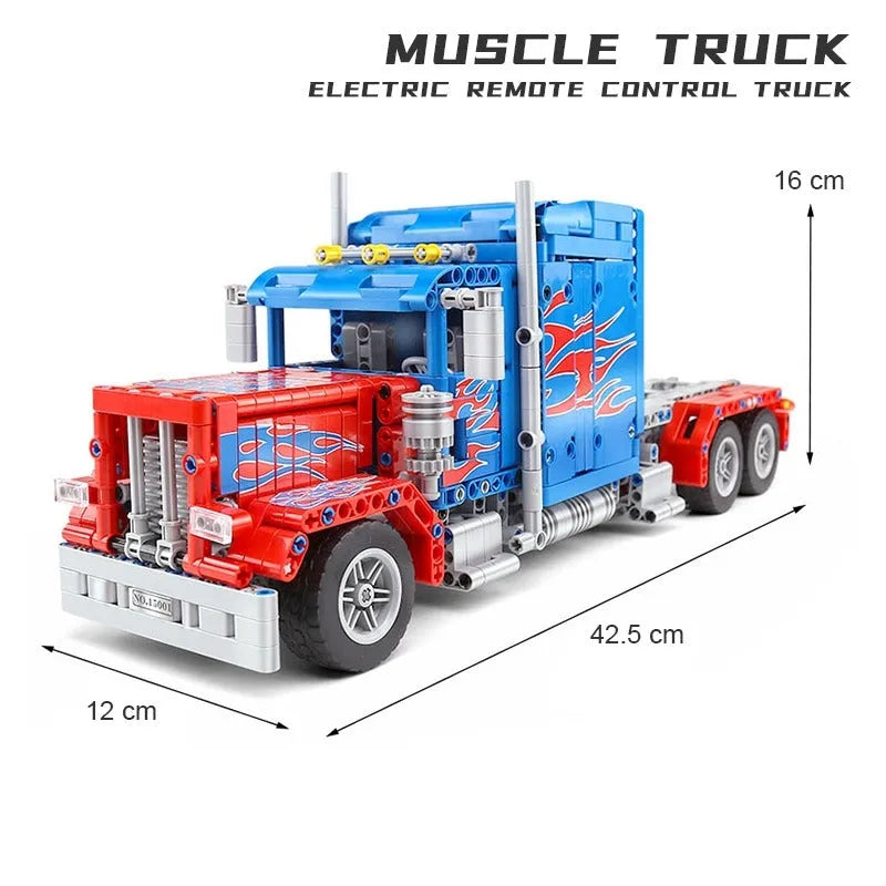 Building Blocks Tech MOC RC Motorized Sports Racing Truck Bricks Toy 15001 - 7