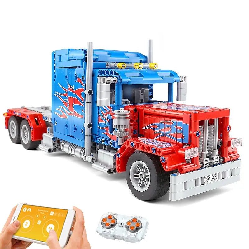 Building Blocks Tech MOC RC Motorized Sports Racing Truck Bricks Toy 15001 - 1