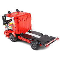 Thumbnail for Building Blocks Tech MOC RC Motorized Transport Truck Bricks Toy 15003 - 5