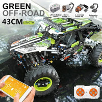 Thumbnail for Building Blocks Tech MOC RC Off - Road 4WD Buggy Truck Bricks Toys 18002 - 2