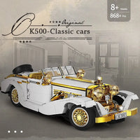 Thumbnail for Building Blocks Tech MOC Retro K500 Classic Vintage Car Bricks Toy 10003 - 2