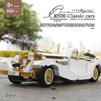 Thumbnail for Building Blocks Tech MOC Retro K500 Classic Vintage Car Bricks Toy 10003 - 3