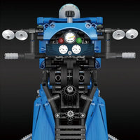 Thumbnail for Building Blocks Tech MOC Sport Concept Fly Motorcycle Bricks Toys 23009 - 12