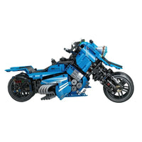 Thumbnail for Building Blocks Tech MOC Sport Concept Fly Motorcycle Bricks Toys 23009 - 1