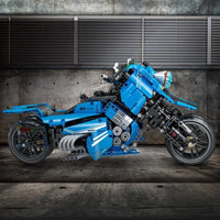 Thumbnail for Building Blocks Tech MOC Sport Concept Fly Motorcycle Bricks Toys 23009 - 8