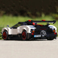 Thumbnail for Building Blocks Tech MOC Zonda Cinque Roadster Racing Car Bricks Toy 13105 - 8