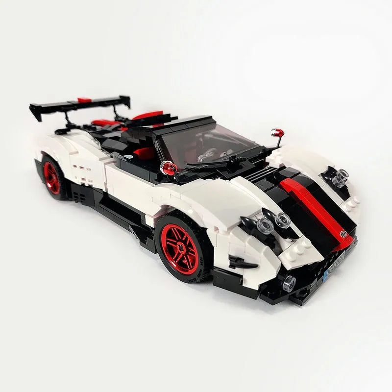 Building Blocks Tech MOC Zonda Cinque Roadster Racing Car Bricks Toy 13105 - 14