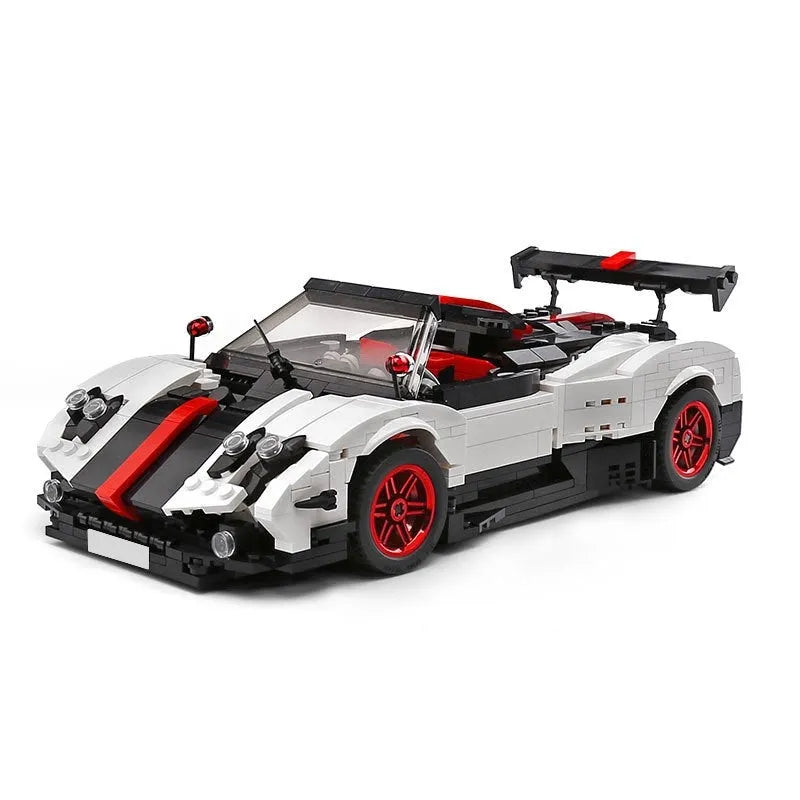 Building Blocks Tech MOC Zonda Cinque Roadster Racing Car Bricks Toy 13105 - 1