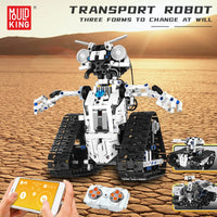 Thumbnail for Building Blocks Tech Motorized APP RC Transport Robot Bricks Toy 15046 Construction Set Toys - 4