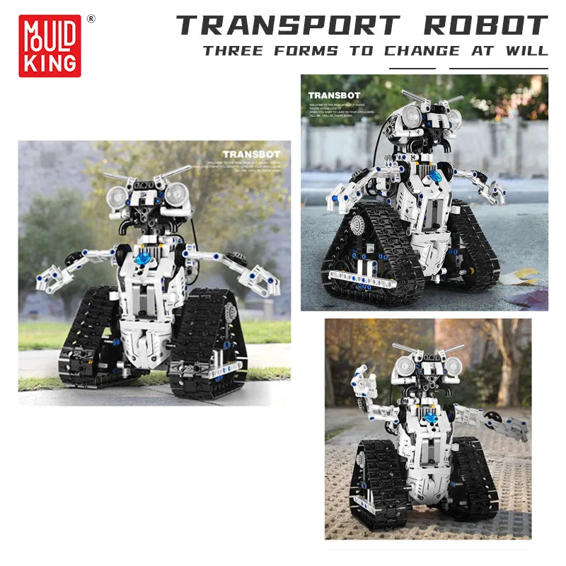 Building Blocks Tech Motorized APP RC Transport Robot Bricks Toy 15046 Construction Set Toys - 8