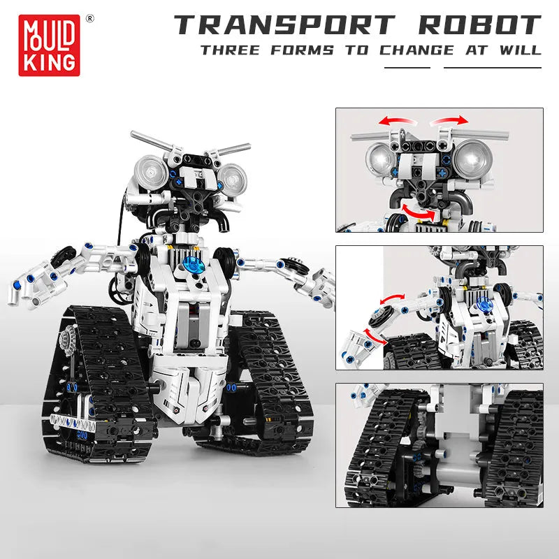 Building Blocks Tech Motorized APP RC Transport Robot Bricks Toy 15046 - 7