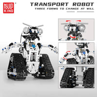 Thumbnail for Building Blocks Tech Motorized APP RC Transport Robot Bricks Toy 15046 Construction Set Toys - 7