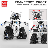 Thumbnail for Building Blocks Tech Motorized APP RC Transport Robot Bricks Toy 15046 - 7