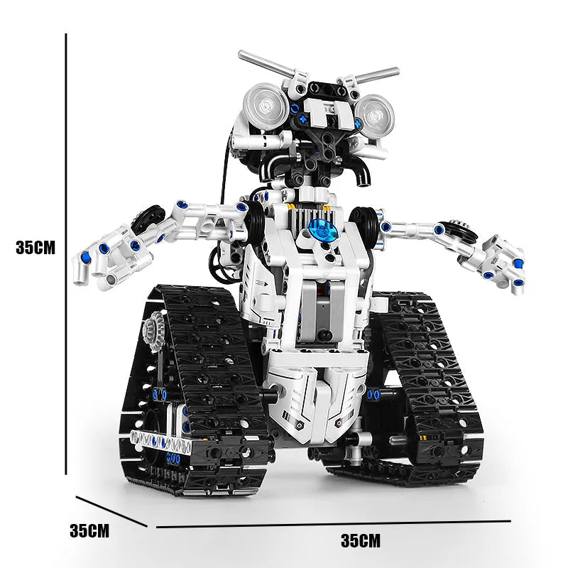 Building Blocks Tech Motorized APP RC Transport Robot Bricks Toy 15046 - 5