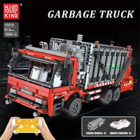 Thumbnail for Building Blocks Tech RC APP City Garbage Truck Bricks Toy MOC 15019 Construction Set Toys - 2