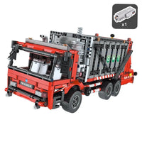 Thumbnail for Building Blocks Tech RC APP City Garbage Truck Bricks Toy MOC 15019 Construction Set Toys - 1