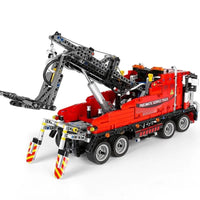 Thumbnail for Building Blocks Tech RC APP Pneumatic City Service Truck Bricks Toy 19001 - 3