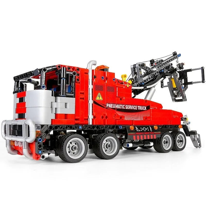 Building Blocks Tech RC APP Pneumatic City Service Truck Bricks Toy 19001 - 1