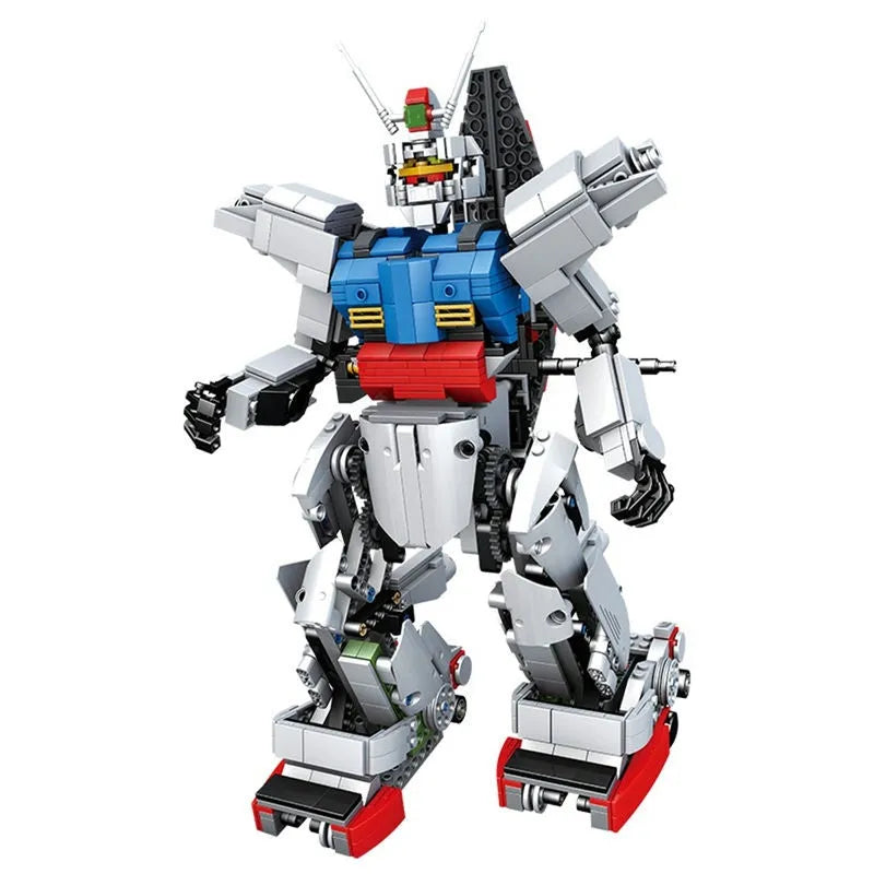Building Blocks Tech RC MOC Motorized RX78 Robot Bricks Toys 15024 - 5