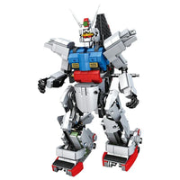 Thumbnail for Building Blocks Tech RC MOC Motorized RX78 Robot Bricks Toys 15024 - 5