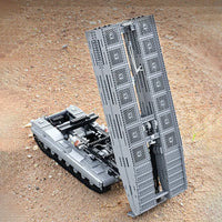 Thumbnail for Building Blocks Tech RC Motorized Armored Bridge Layer Structure Car Bricks Toy Construction Set Toys - 15