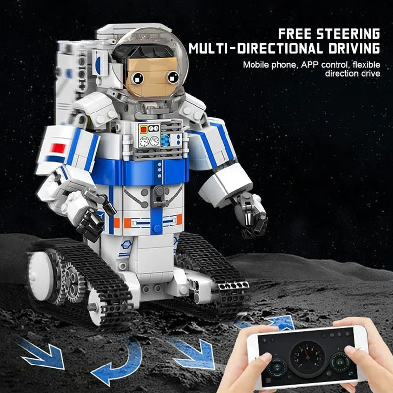Building Blocks Tech RC Motorized Astronaut Boy Robot Kids Bricks Toy 13136 - 2
