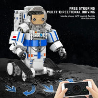 Thumbnail for Building Blocks Tech RC Motorized Astronaut Boy Robot Kids Bricks Toy 13136 - 2