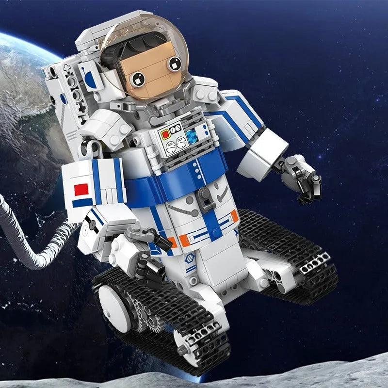 Building Blocks Tech RC Motorized Astronaut Boy Robot Kids Bricks Toy 13136 - 8