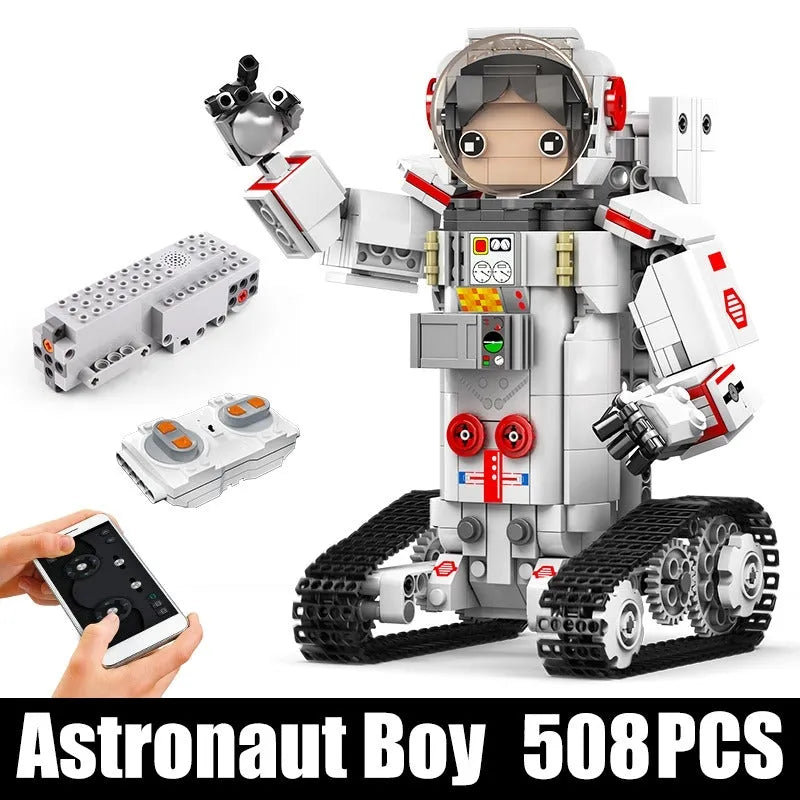 Building Blocks Tech RC Motorized Astronaut Girl Robot Kids Bricks Toy 13137 - 1