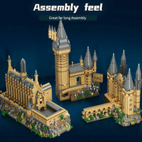Thumbnail for Building Blocks Harry Potter MOC Hogwarts Magic School MINI Bricks Toy 92032 - 3