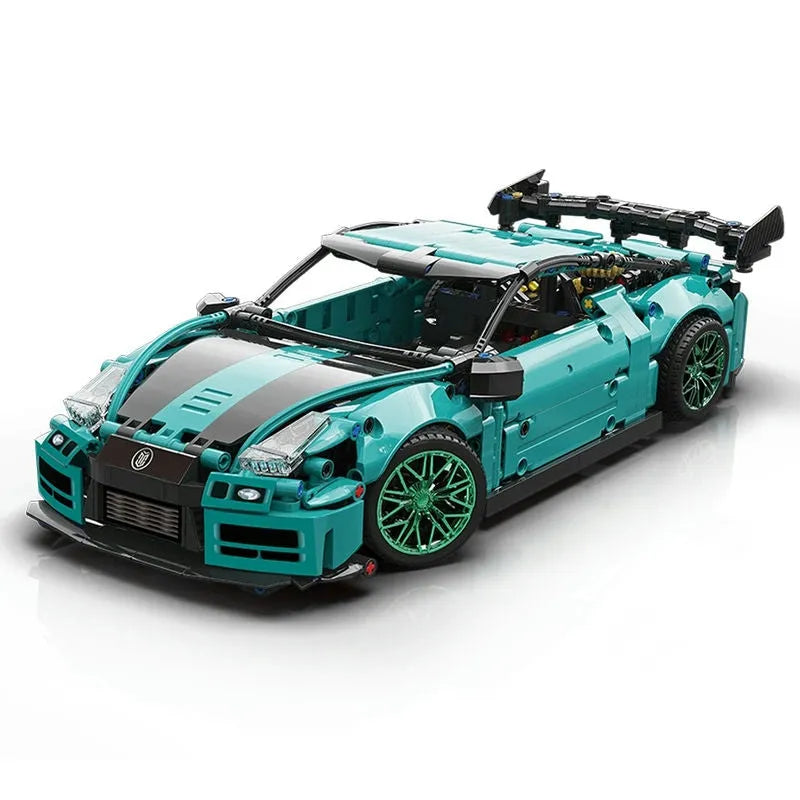 Building Blocks MOC 88306 Ares Racing Super GTR Sports Car Bricks Toys Construction Set Toys - 1