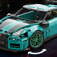 Thumbnail for Building Blocks MOC 88306 Ares Racing Super GTR Sports Car Bricks Toys Construction Set Toys - 6
