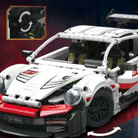 Thumbnail for Building Blocks MOC 88308 Ares Racing Super RSR Sports Car Bricks Toys - 3