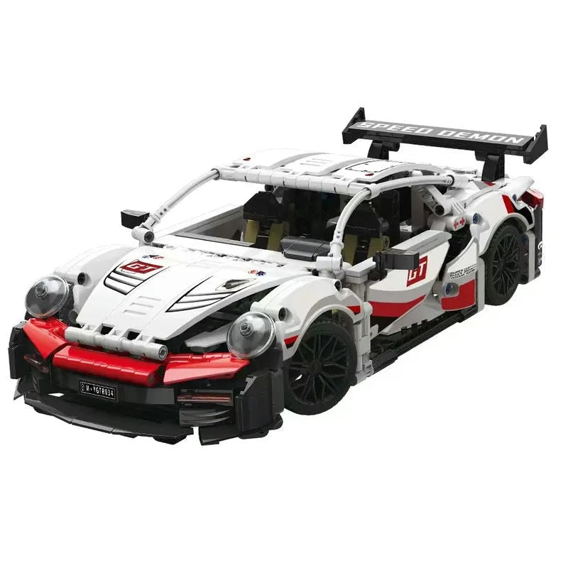 Building Blocks MOC 88308 Ares Racing Super RSR Sports Car Bricks Toys Construction Set Toys - 1