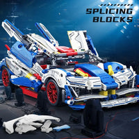 Thumbnail for Building Blocks MOC 88320A Tech Apollo Project EVO Sports Racing Car Bricks Toy - 2
