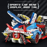 Thumbnail for Building Blocks MOC 88320A Tech Apollo Project EVO Sports Racing Car Bricks Toy Construction Set Toys - 8