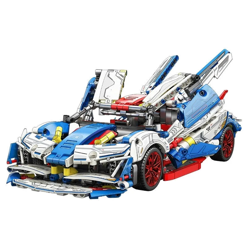 Building Blocks MOC 88320A Tech Apollo Project EVO Sports Racing Car Bricks Toy - 1