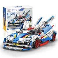 Thumbnail for Building Blocks MOC 88320A Tech Apollo Project EVO Sports Racing Car Bricks Toy - 4