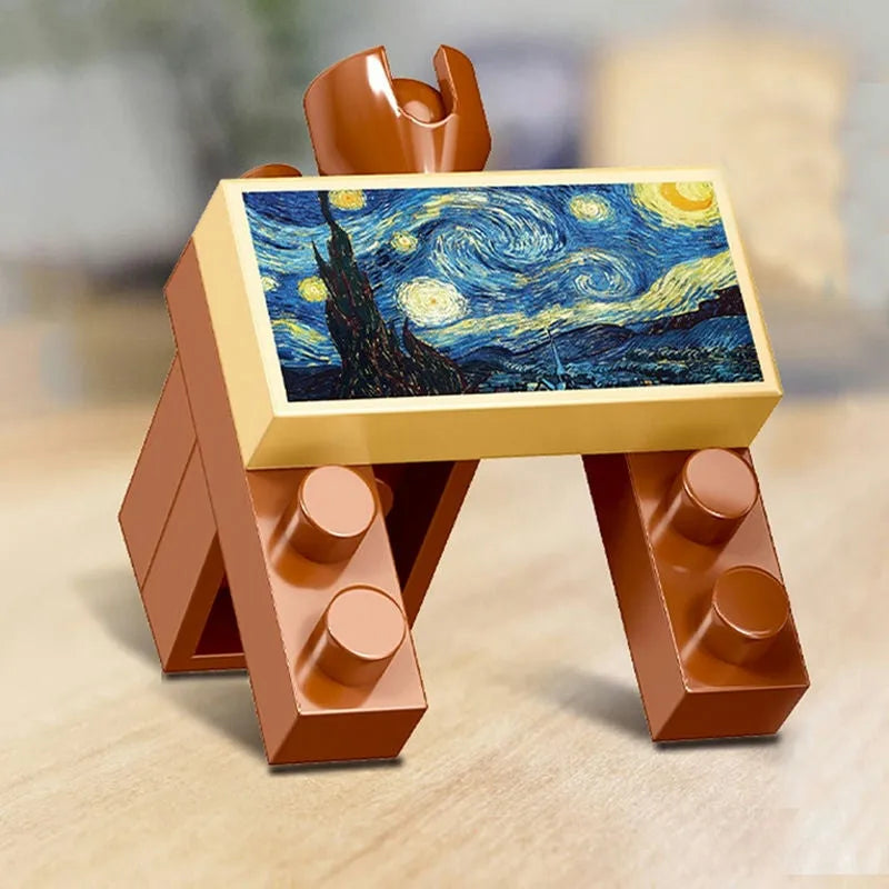 Building Blocks MOC 97042 Ideas 3D Starry Night MINI Bricks Kids Toys - 6