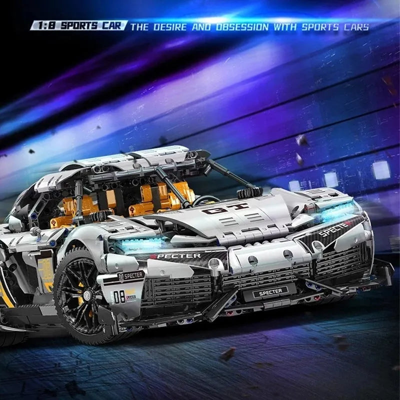 Building Blocks MOC Ares Drag Racing Supercar Bricks Toys MY88012 Construction Set Toys - 7