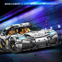 Thumbnail for Building Blocks MOC Ares Drag Racing Supercar Bricks Toys MY88012 Construction Set Toys - 7