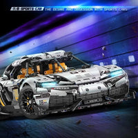 Thumbnail for Building Blocks MOC Ares Drag Racing Supercar Bricks Toys MY88012 - 7