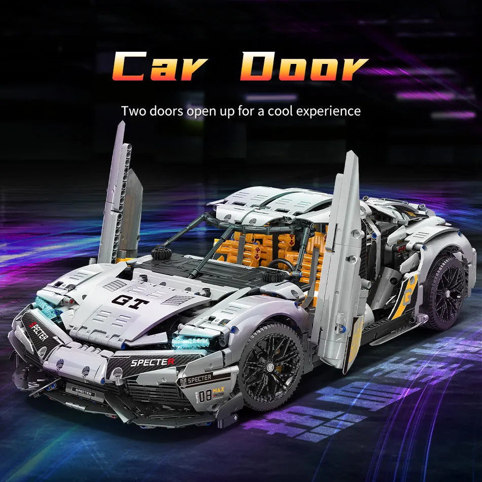 Building Blocks MOC Ares Drag Racing Supercar Bricks Toys MY88012 Construction Set Toys - 10