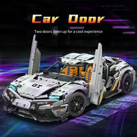 Thumbnail for Building Blocks MOC Ares Drag Racing Supercar Bricks Toys MY88012 Construction Set Toys - 10