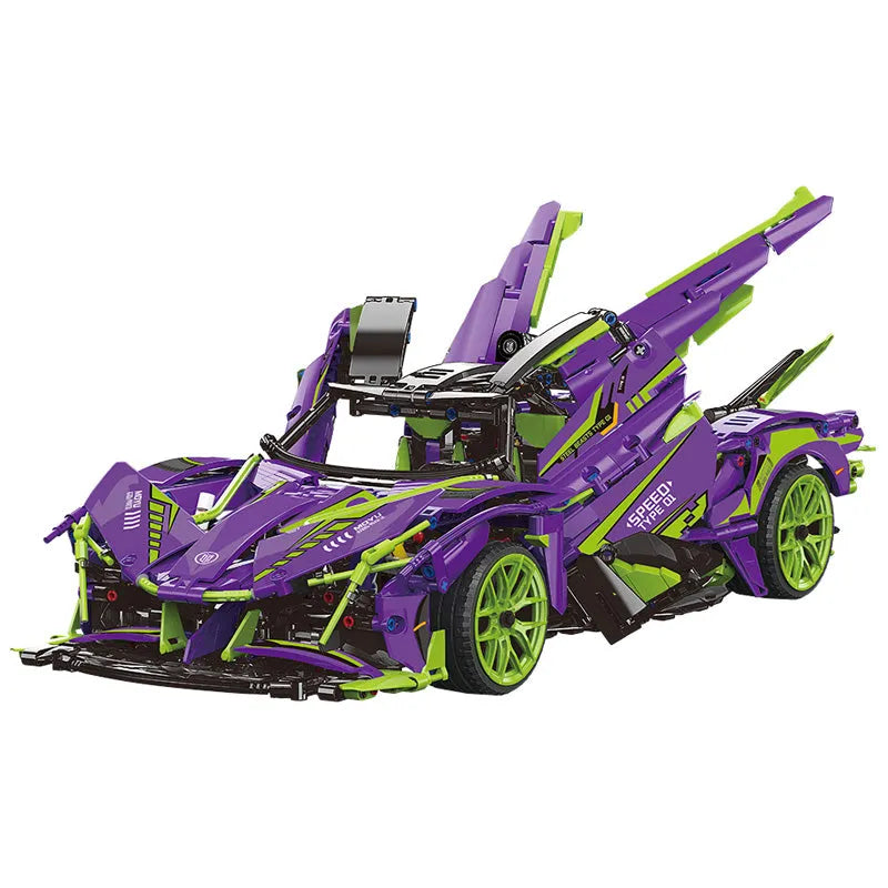 Building Blocks MOC Concept EVO Racing Supercar Bricks Toys 88007 Construction Set Toys - 1