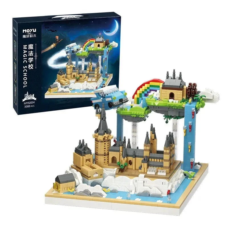Building Blocks MOC Harry Potter Magic School Castle MINI Bricks Toy 92034 - 2